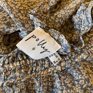 Brand new Princess Polly two piece skirt and puff sleeve set!